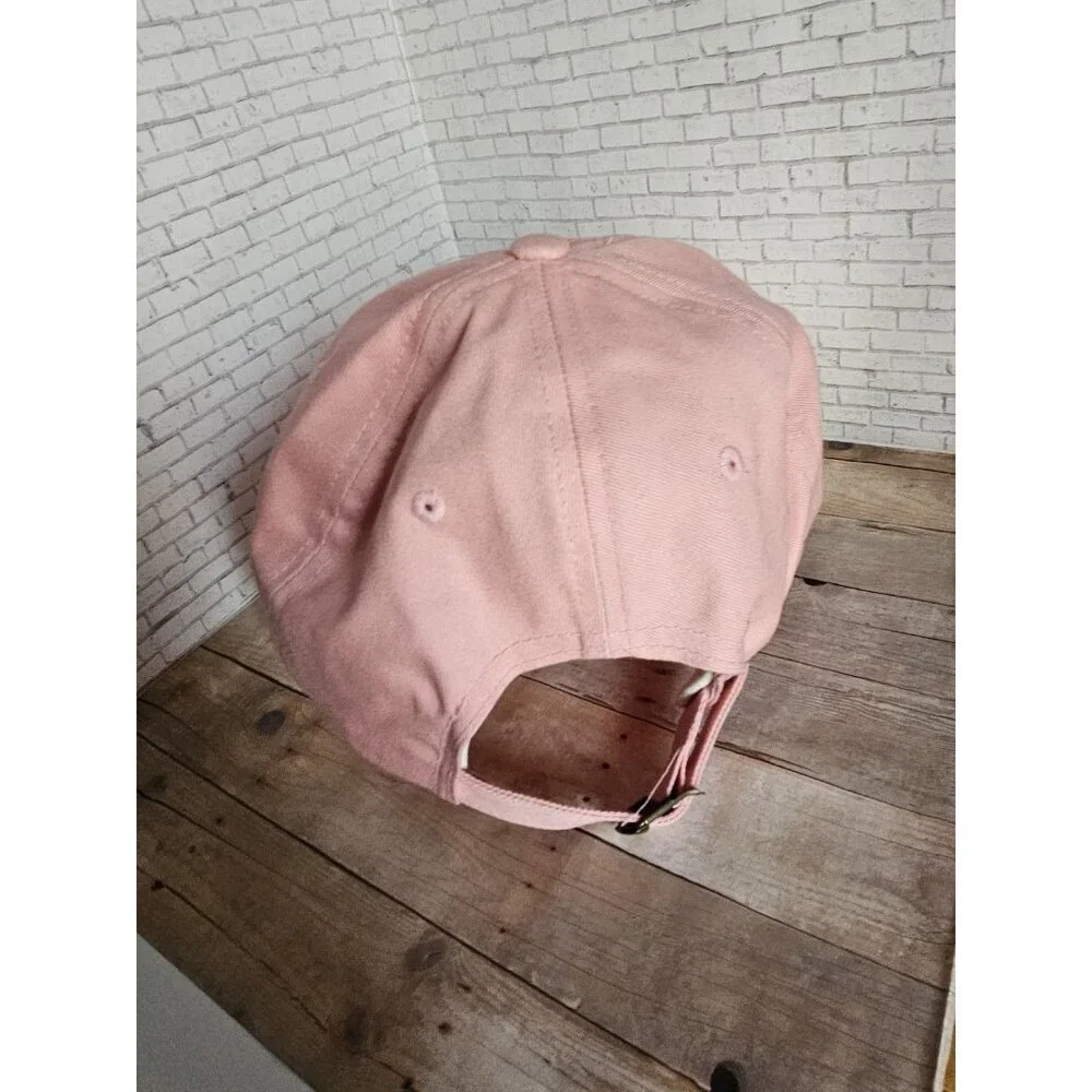 Barbie Pink Dad Hat Adjustable Strapback Embroidered Logo Cap Classic Chino - Picture 4 of 5